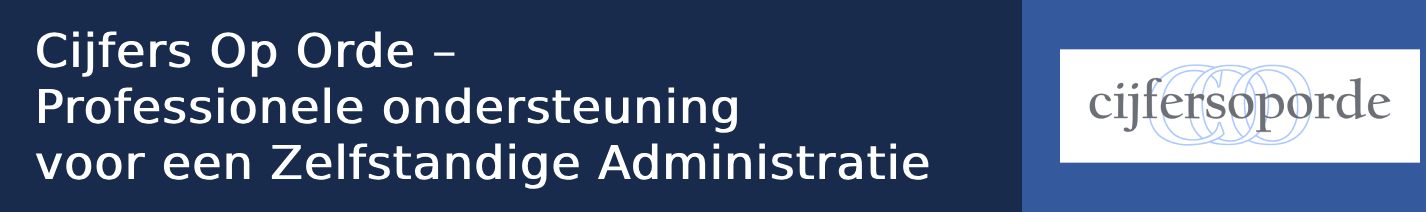 Cijfers Op Orde - Administratie voor ZZP'ers logo